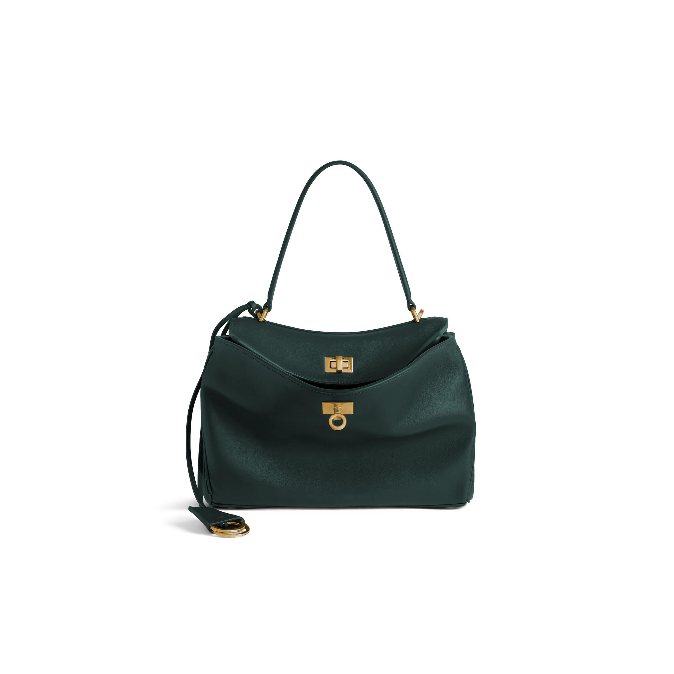 Ba1en*iaga women''s rodeo handbag small in pine green 7897792ra4u3910 (28.9*20*9.9cm)